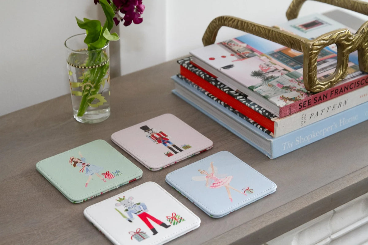 Nutcracker Ballet Coasters | Set of 4