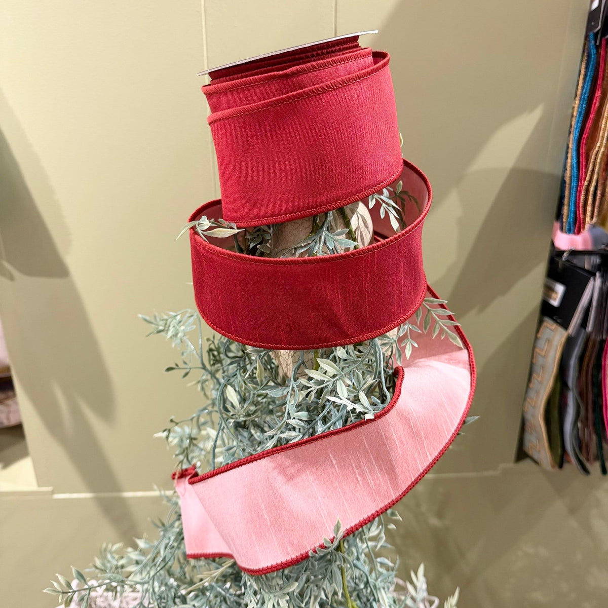 Dupion DBL Fused Currant Ribbon