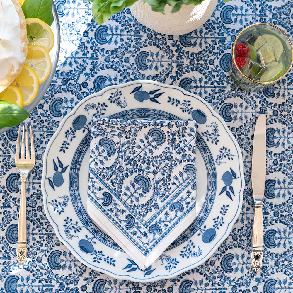 Caroline Blue Napkin | Set of 4