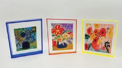 Acrylic Tabletop Art - Blue