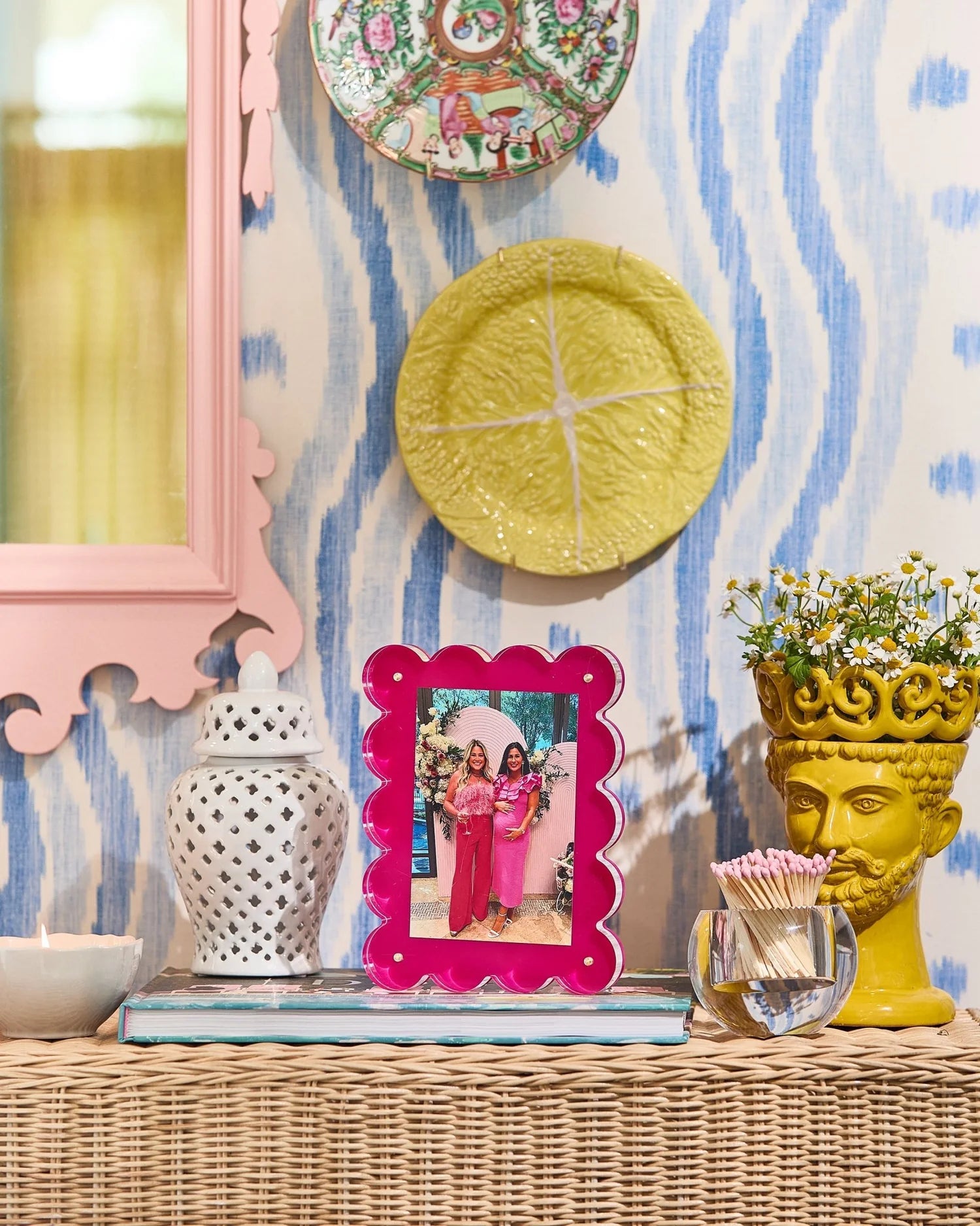 Magenta Acrylic Picture Frame