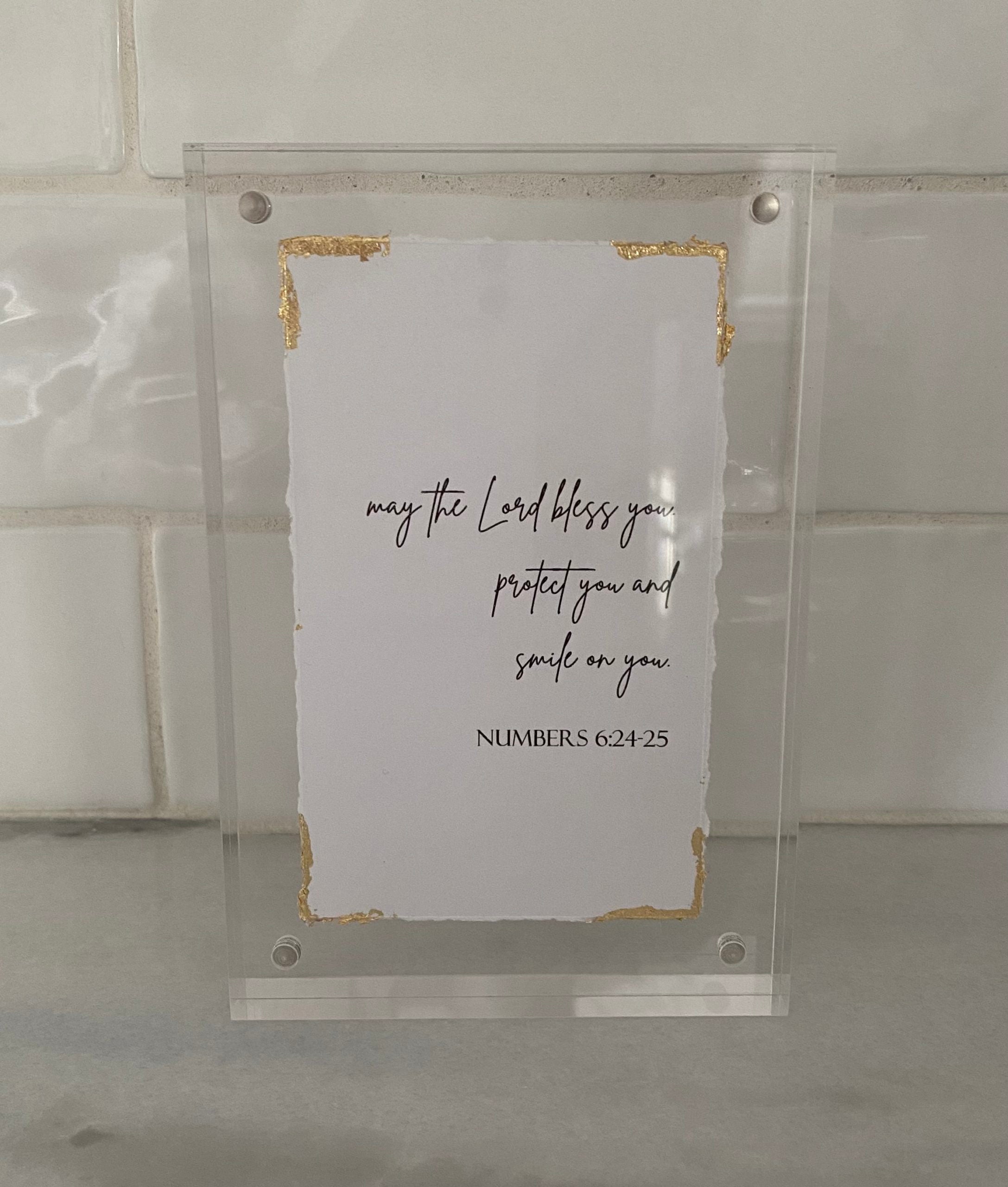 4x6 May the Lord Bless You