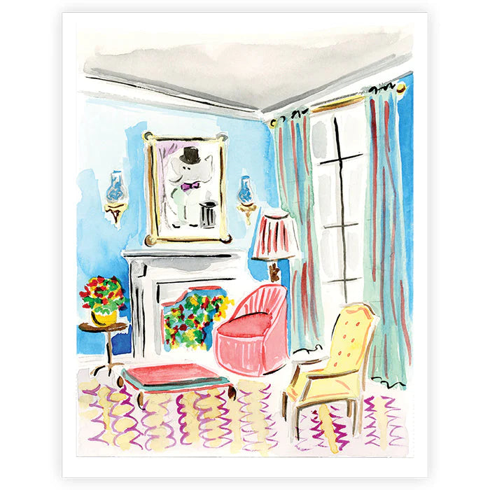 Art Print- Small 8x10- House of Bedlam Living Room