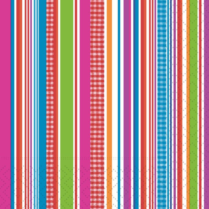 Colorful Stripes Cocktail Napkins