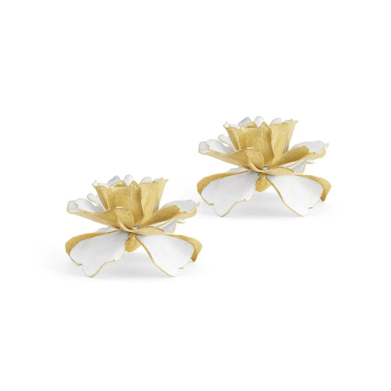 Gardenia Candleholders | Set of 2