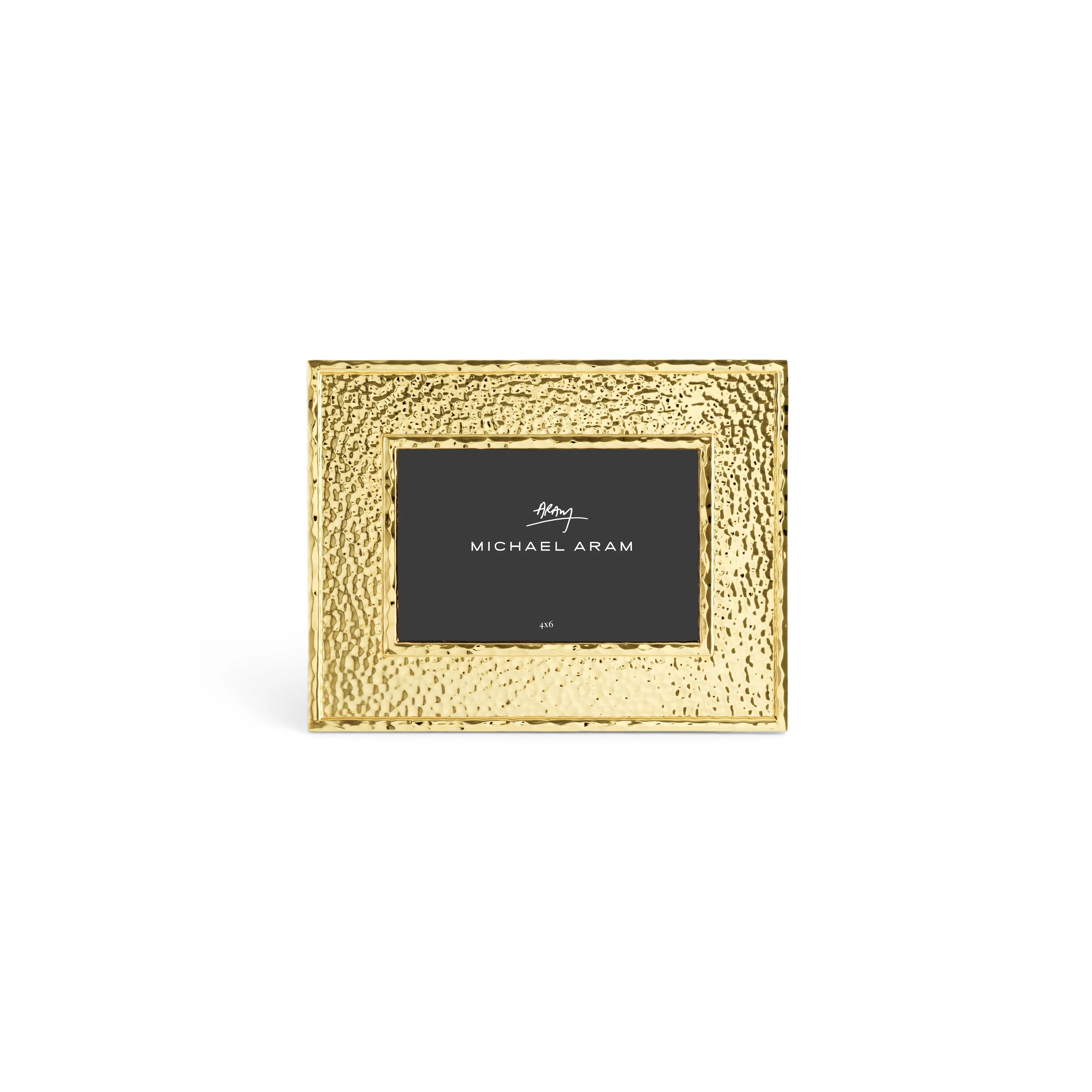 Hammertone 4x6 Photo Frame - Gold