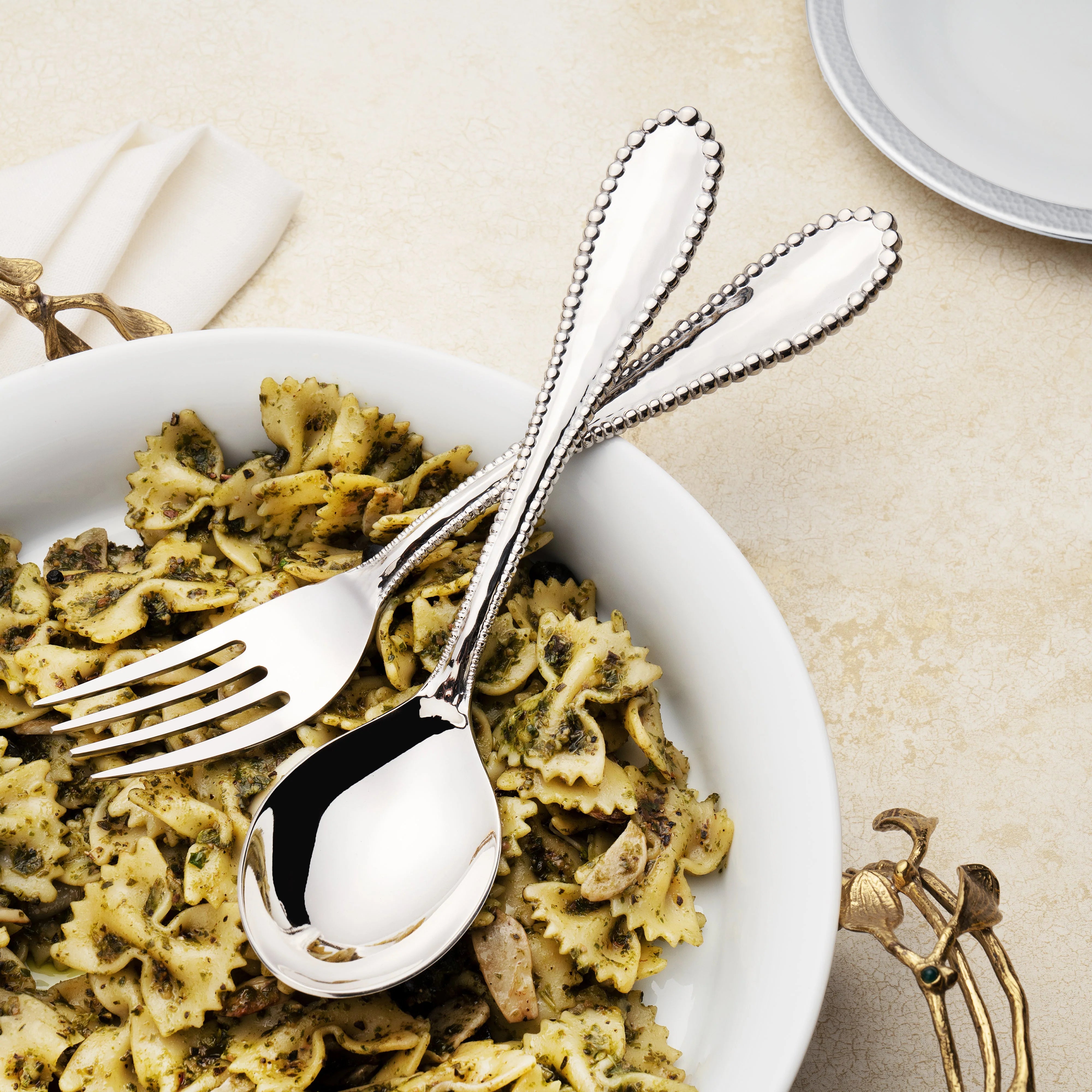 Molten Serving Set - Silver