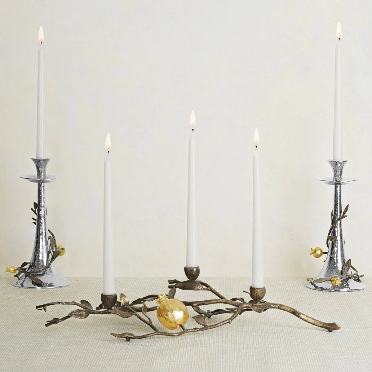 Pomegranate Tall Candleholders