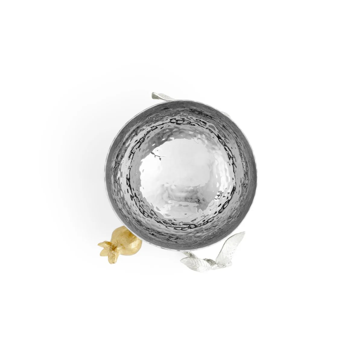 Pomegranate Silver & Gold Nut Bowl