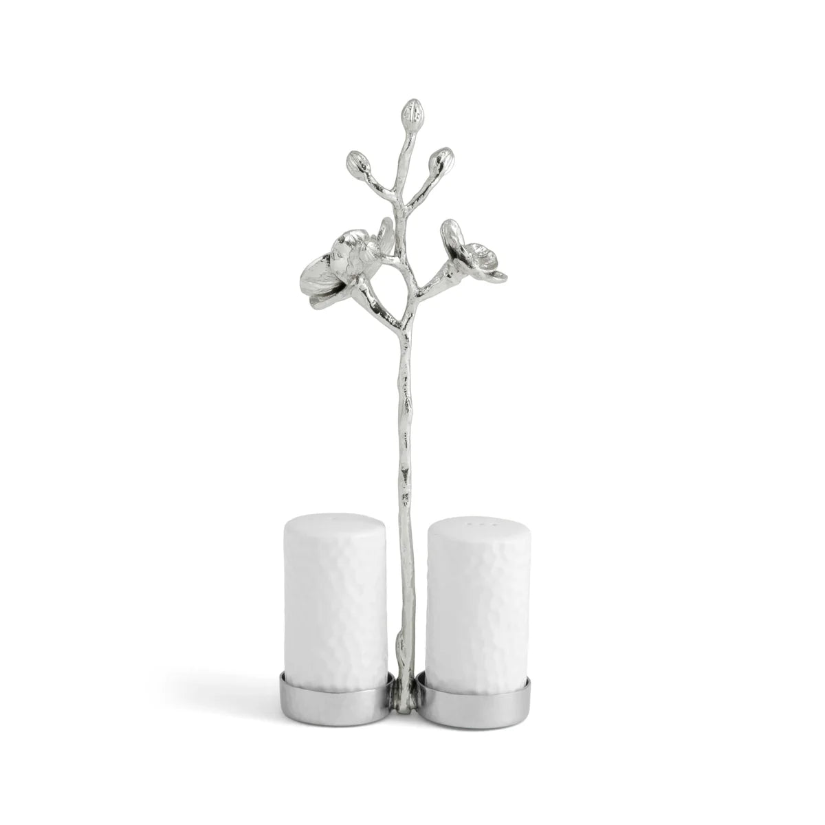 White Orchid Salt & Pepper Set - White