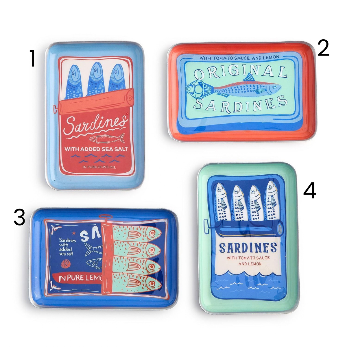 Sardines Metal Trinket/Desk Tray