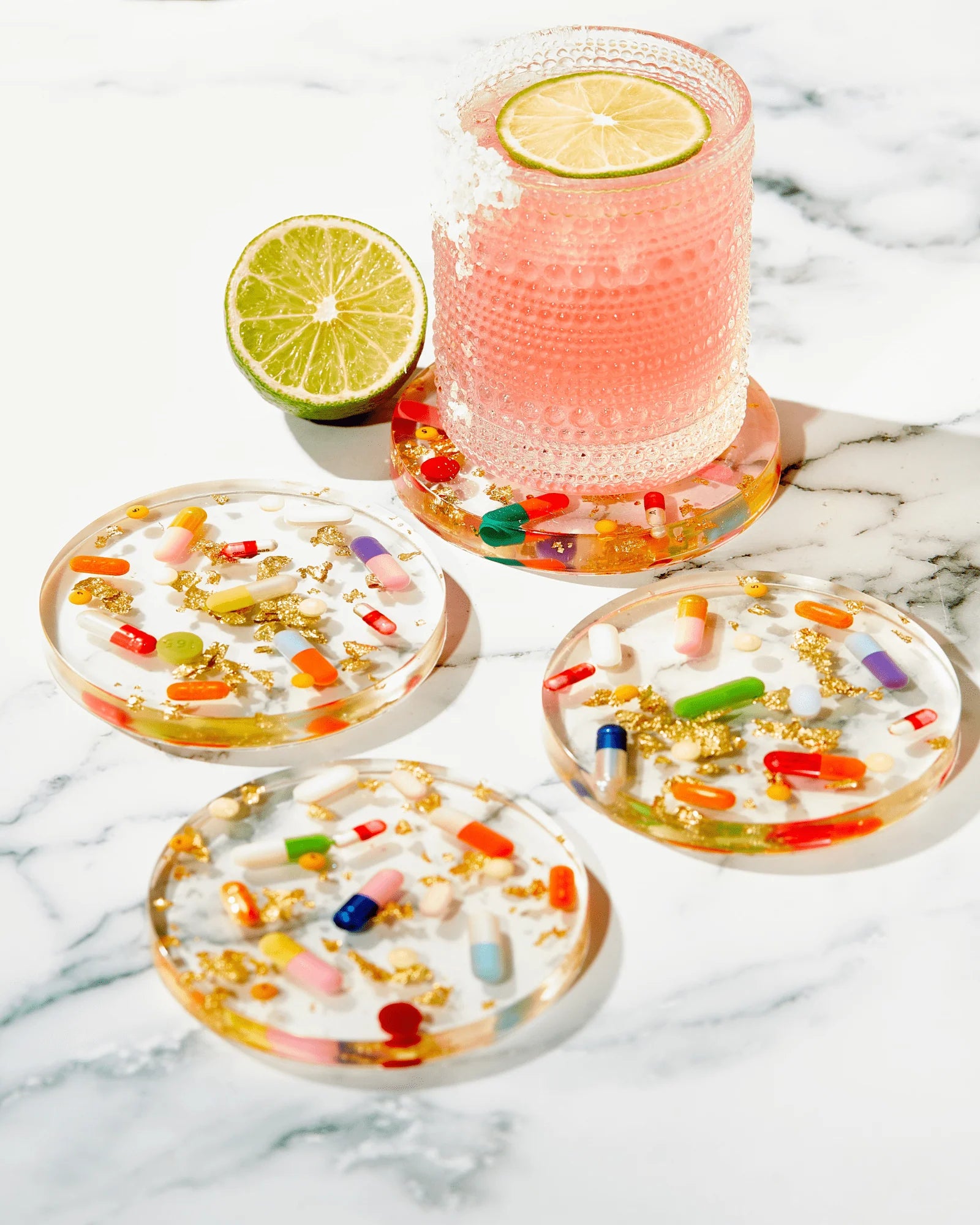 Pills + Gold Coaster