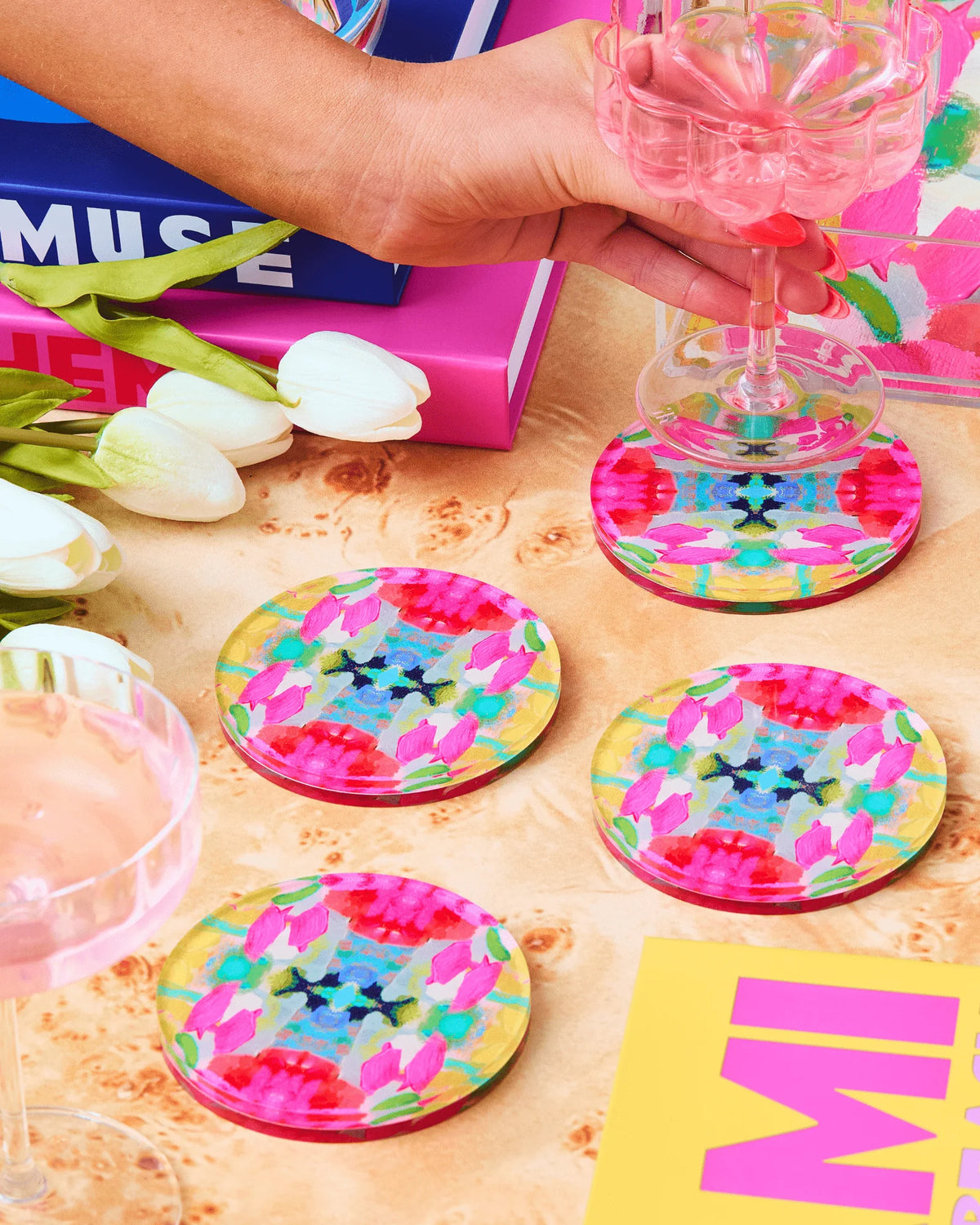 Pink Paradise | Laura Park x Tart Coasters