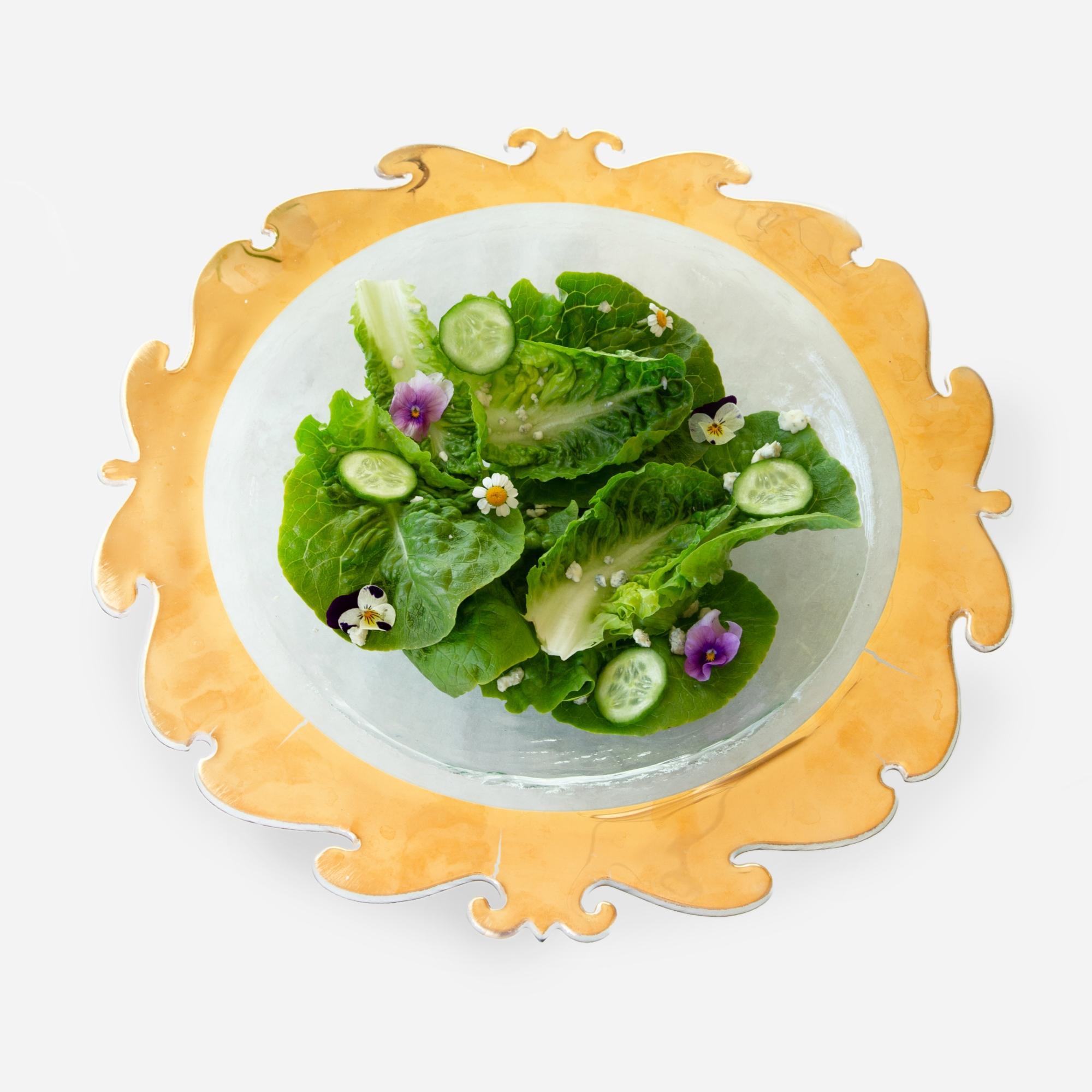 Rococo Round Buffet Plate