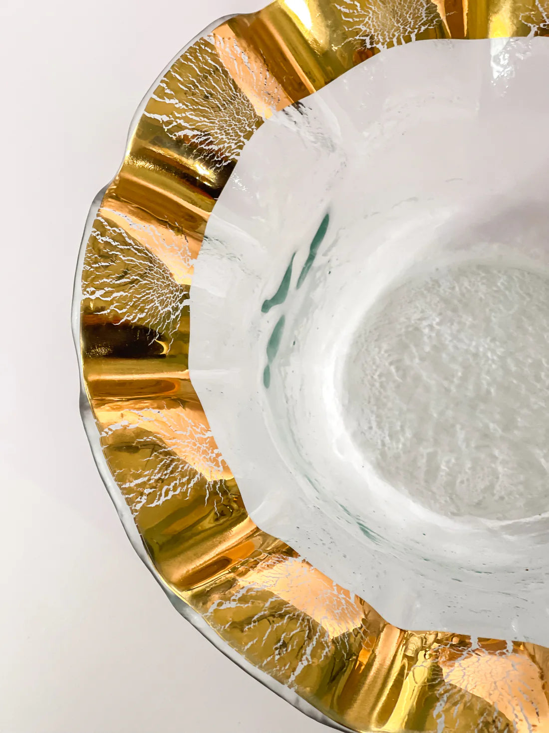 Ruffle Wine Coaster - Gold