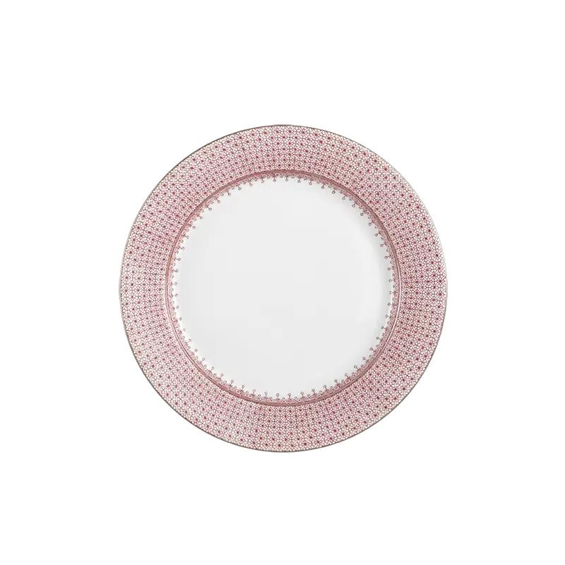 Pink Lace Bread & Butter Plate