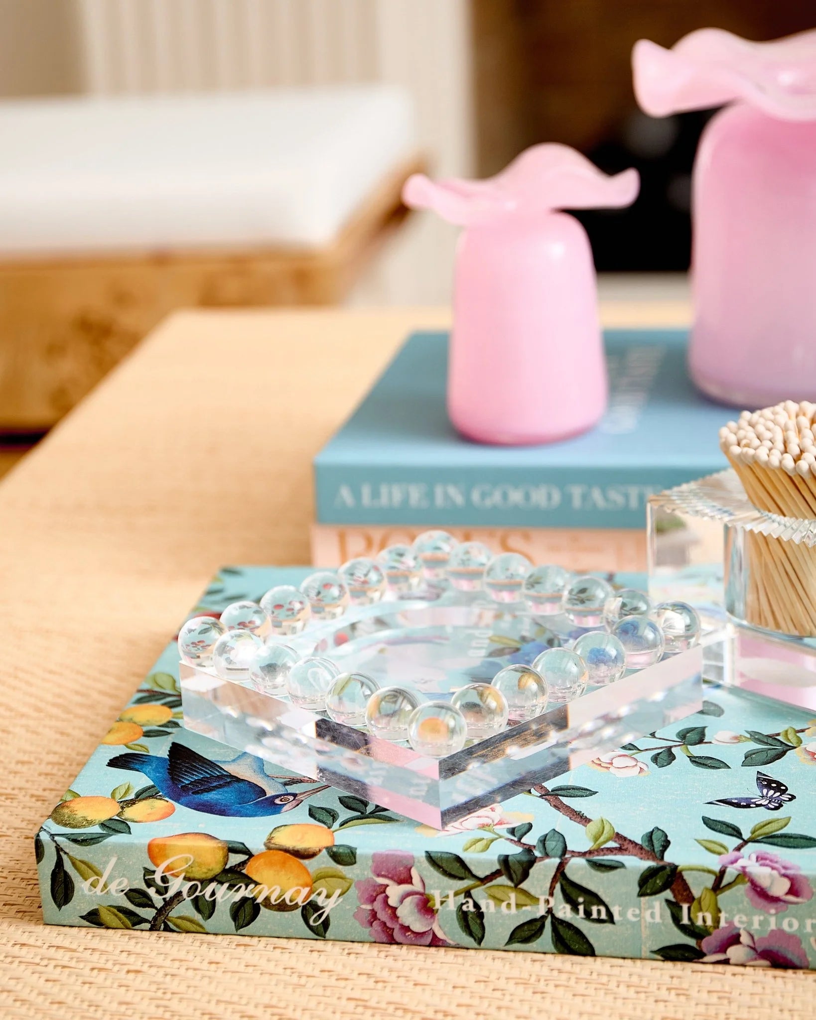 Bubble Lucite Tray