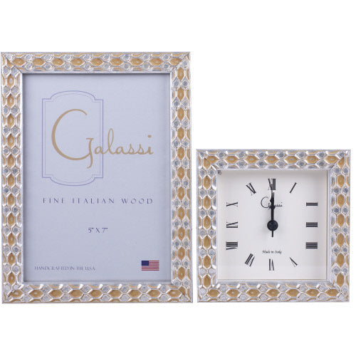 5x7 Silver Honeycomb