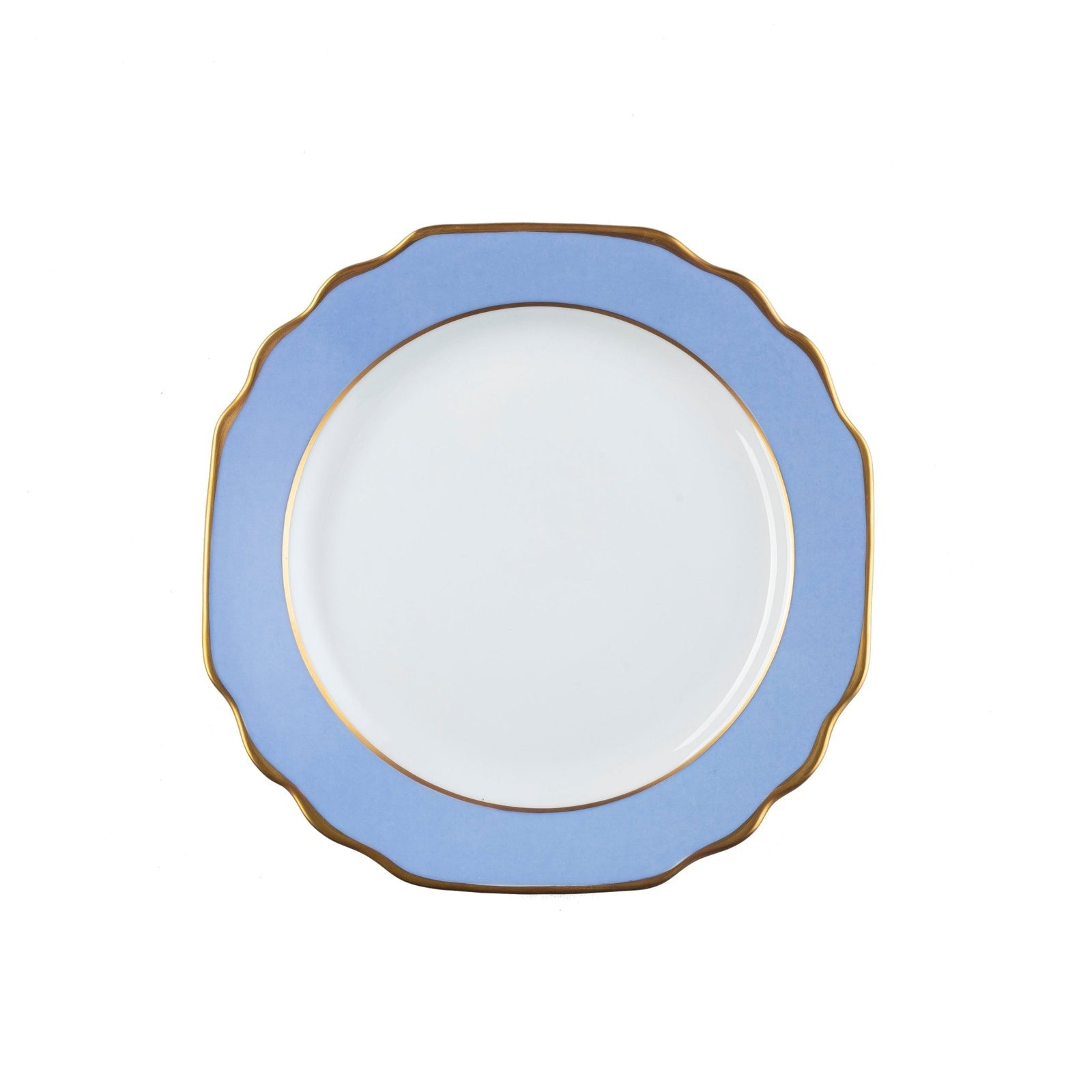 Ultra White Georgian ColorSheen Light Blue Bread and Butter Plate