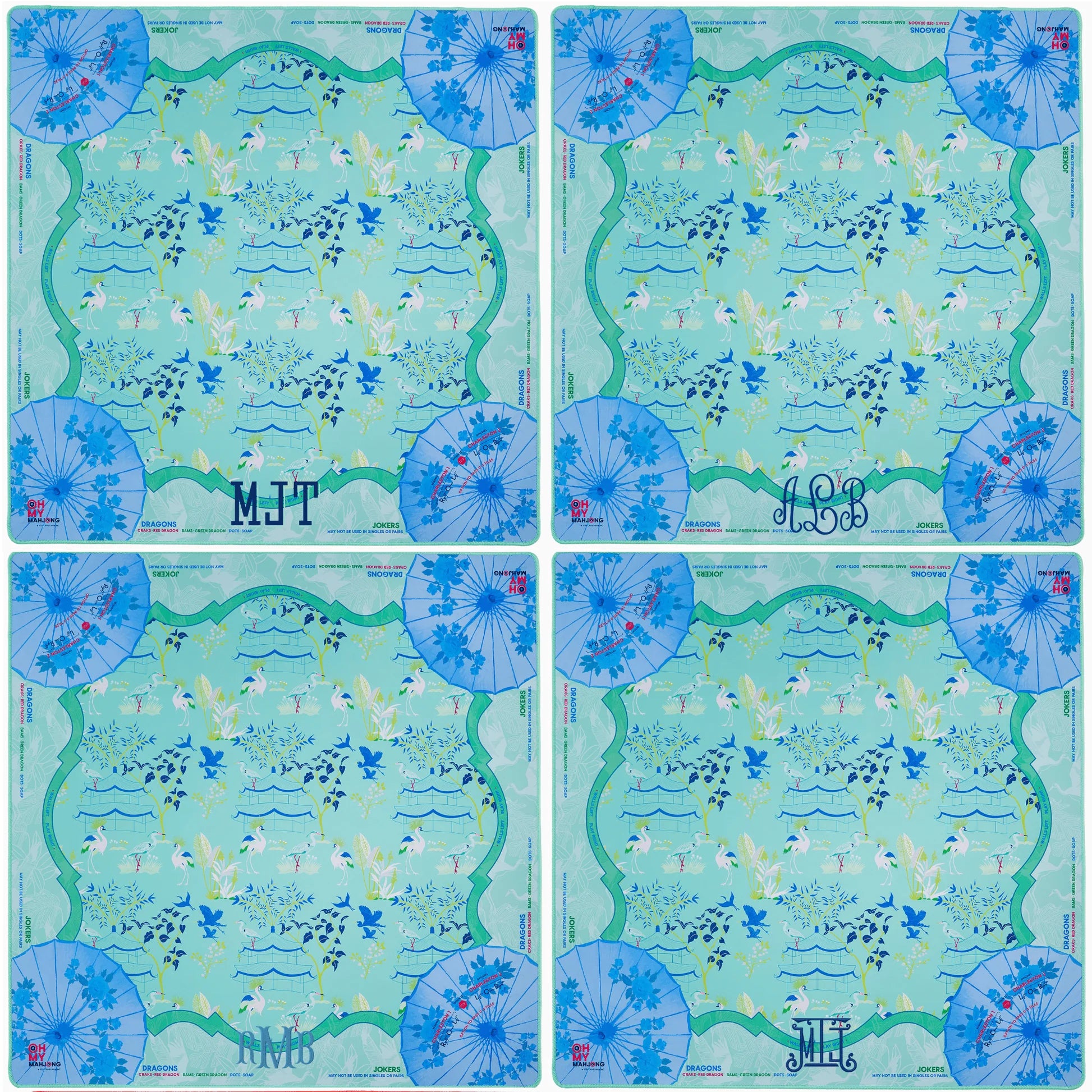 Veranda Mahjong Mat in Tube