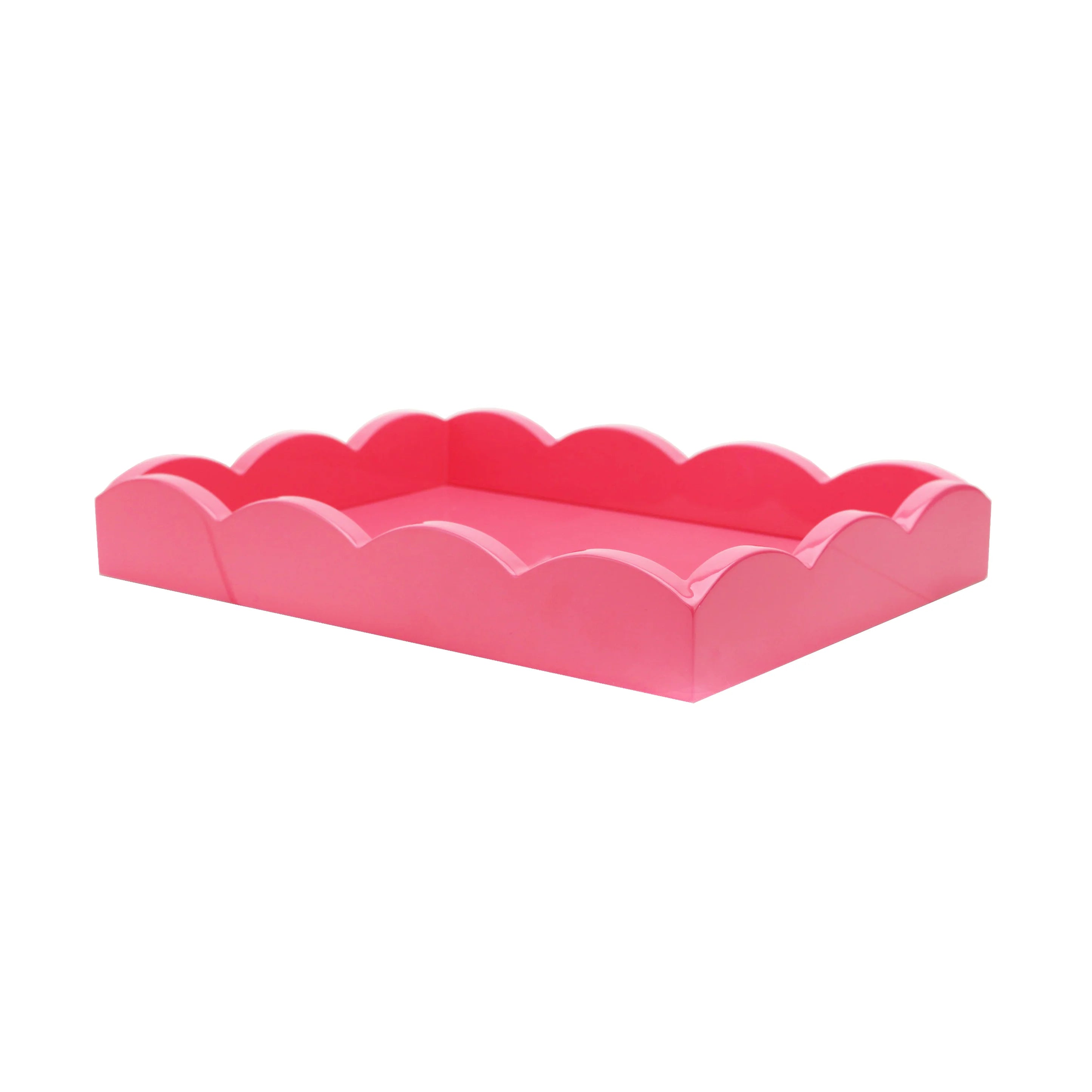 Small Rectangular Watermelon Scalloped Tray