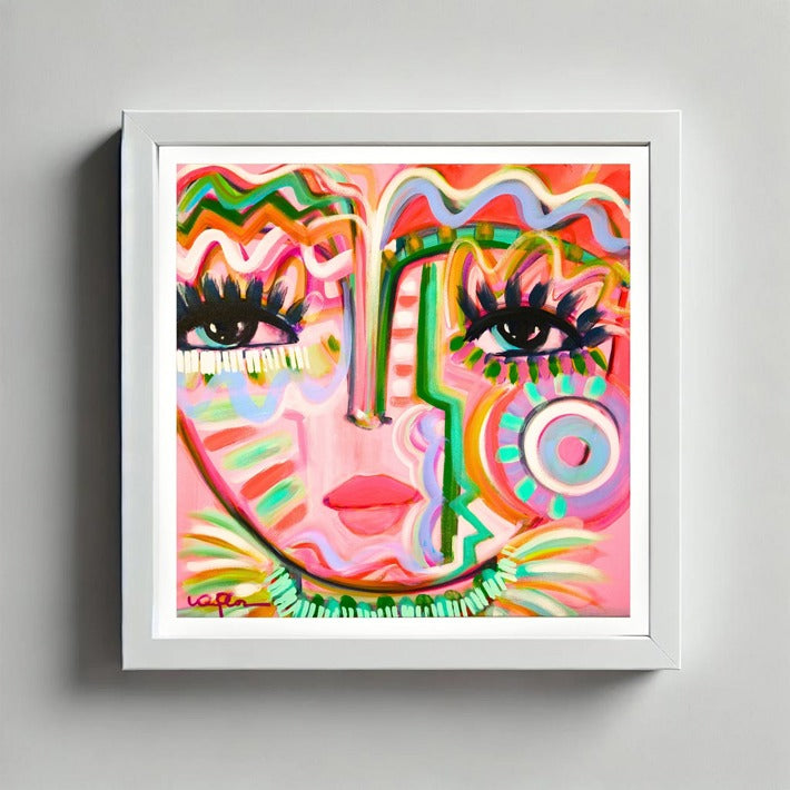 On Point Chica Framed 8x8