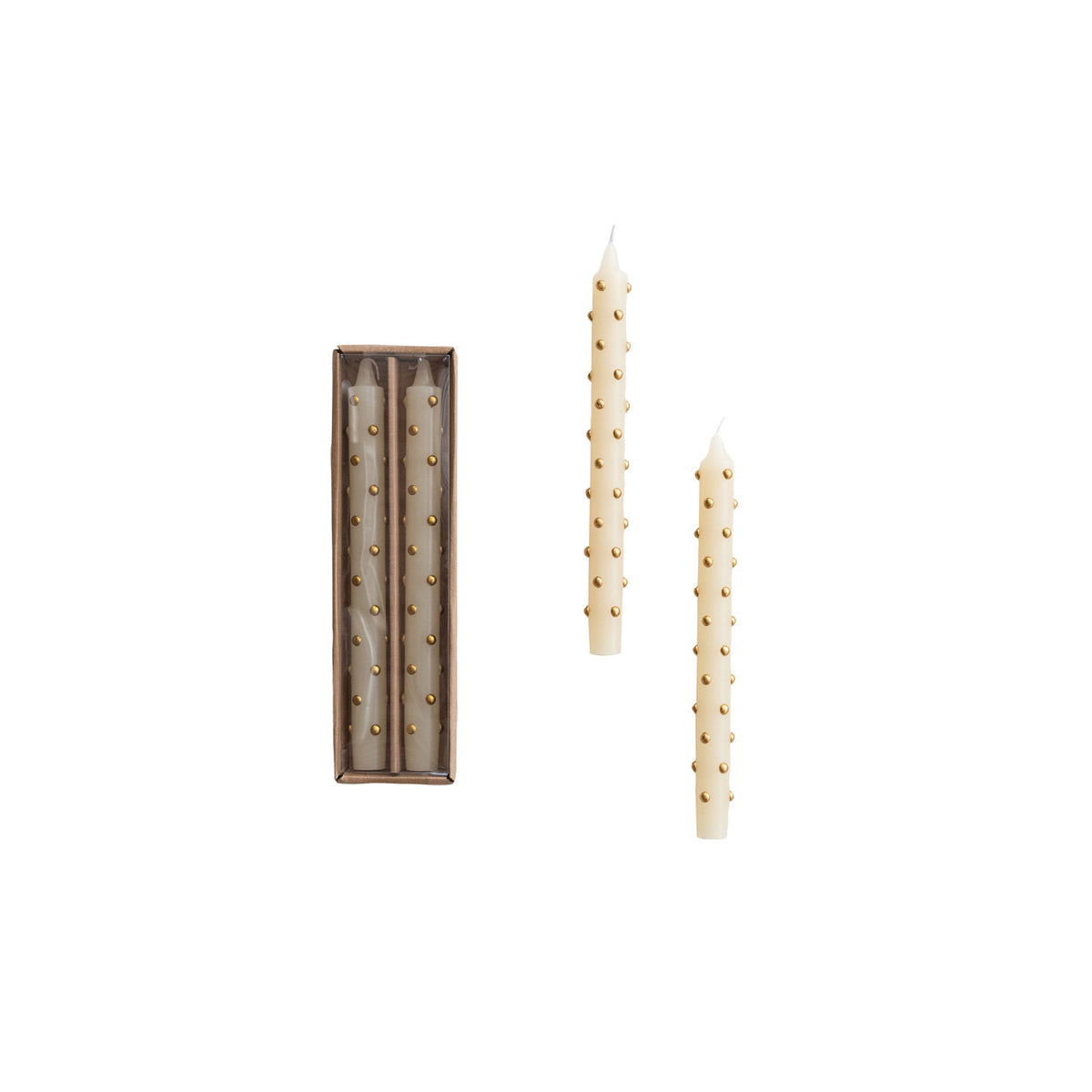 Dot Taper Candle Set Of 2
