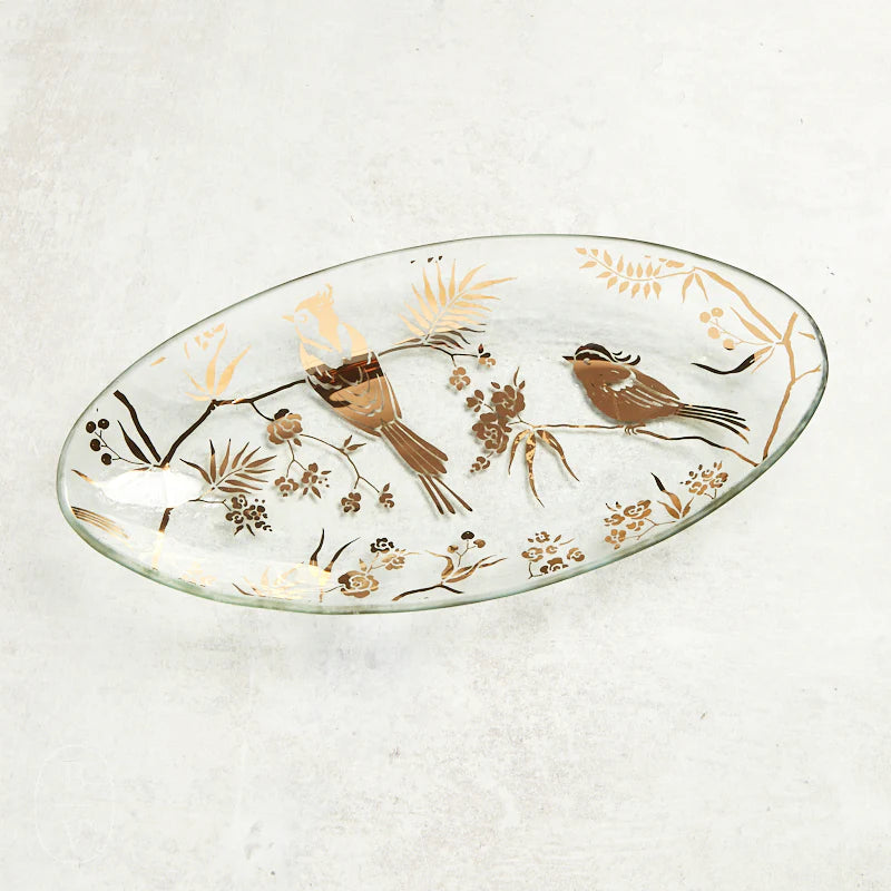 Birdsong Small Oval Platter