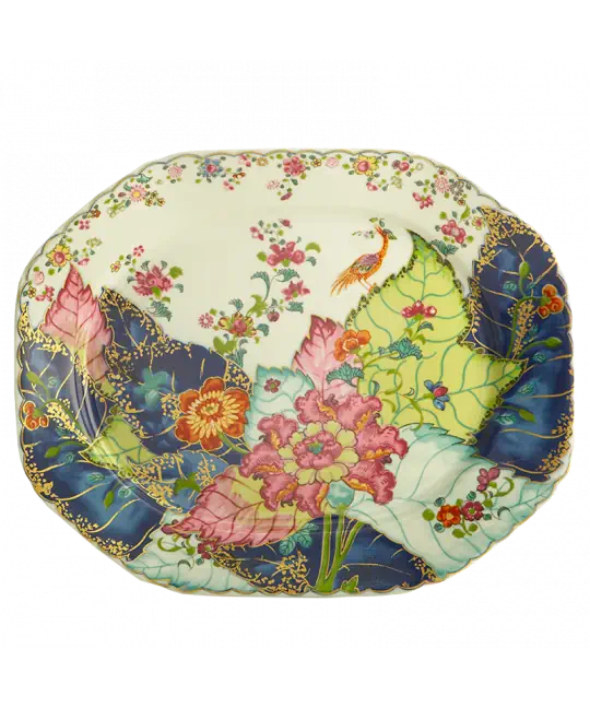 Tobacco Leaf Large Platter