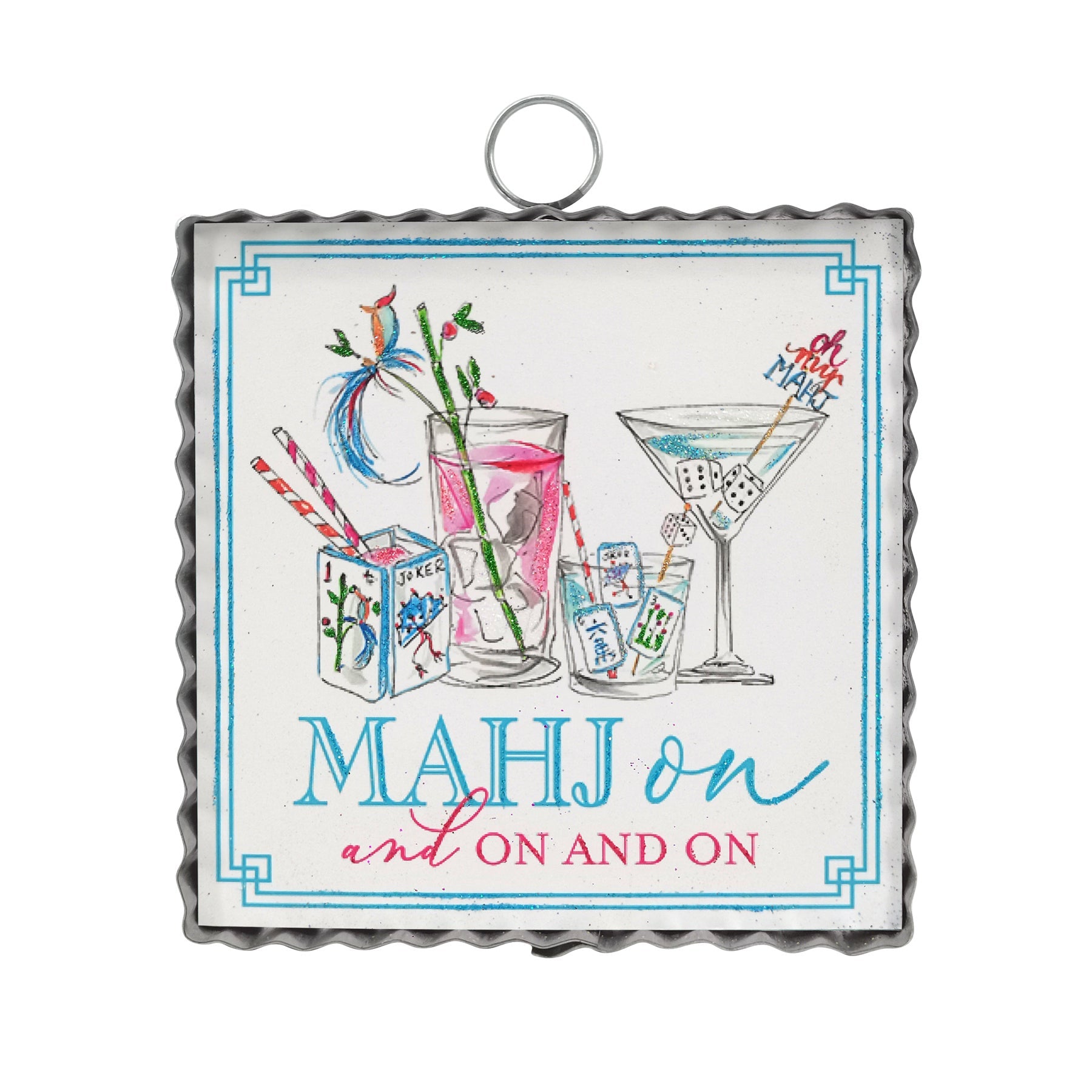 Mini Beck's Mahjong & On Ornament