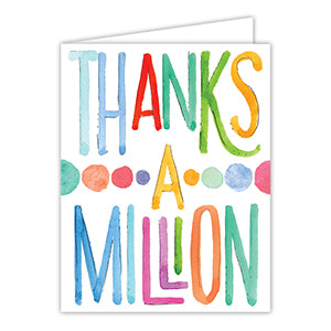Greeting Card- Thanks a Million