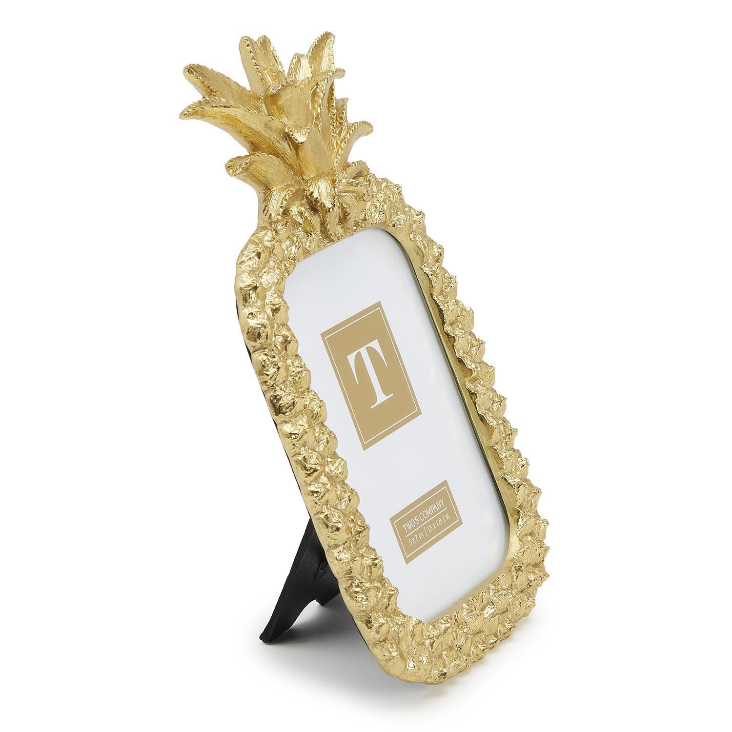 Golden Pineapple 5x7 Photo Frame