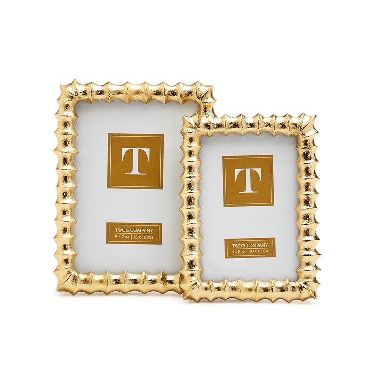 Gold Wave Photo Frame- 5x7