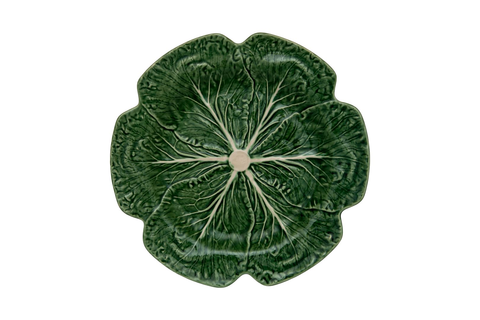 Green Cabbage Charger Plate