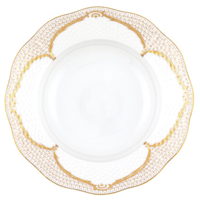 RIM SOUP PLATE - GOLDEN ELEGANCE