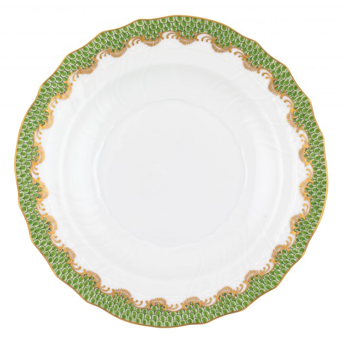 SALAD PLATE - EVERGREEN FISH SCALE