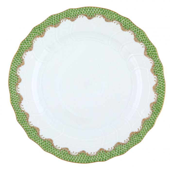 DINNER PLATE - EVERGREEN FISH SCALE