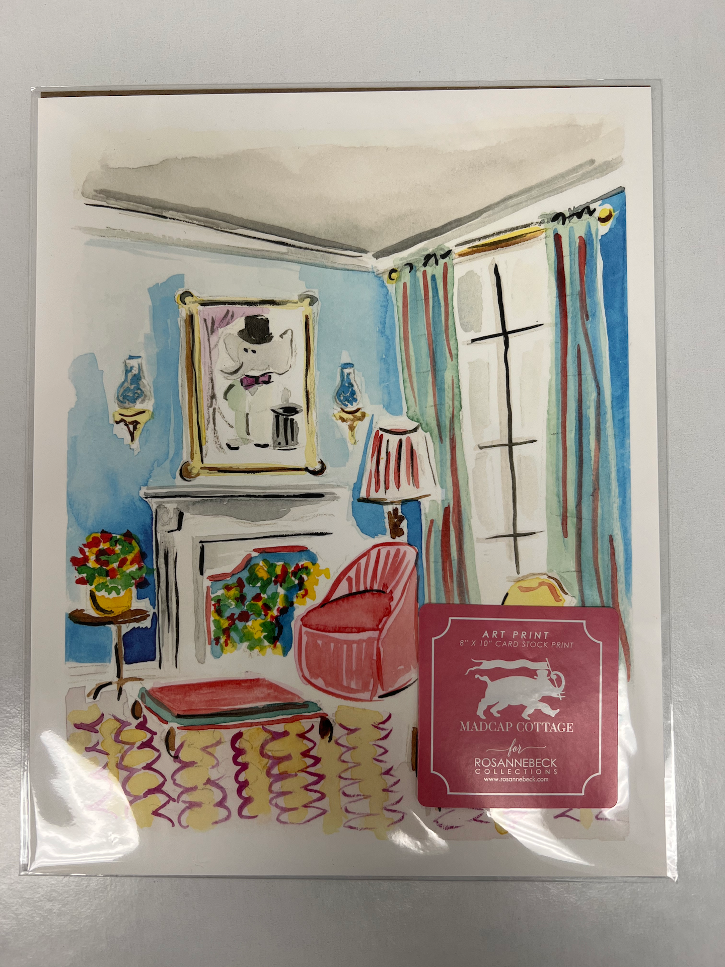 Art Print- Small 8x10- House of Bedlam Living Room