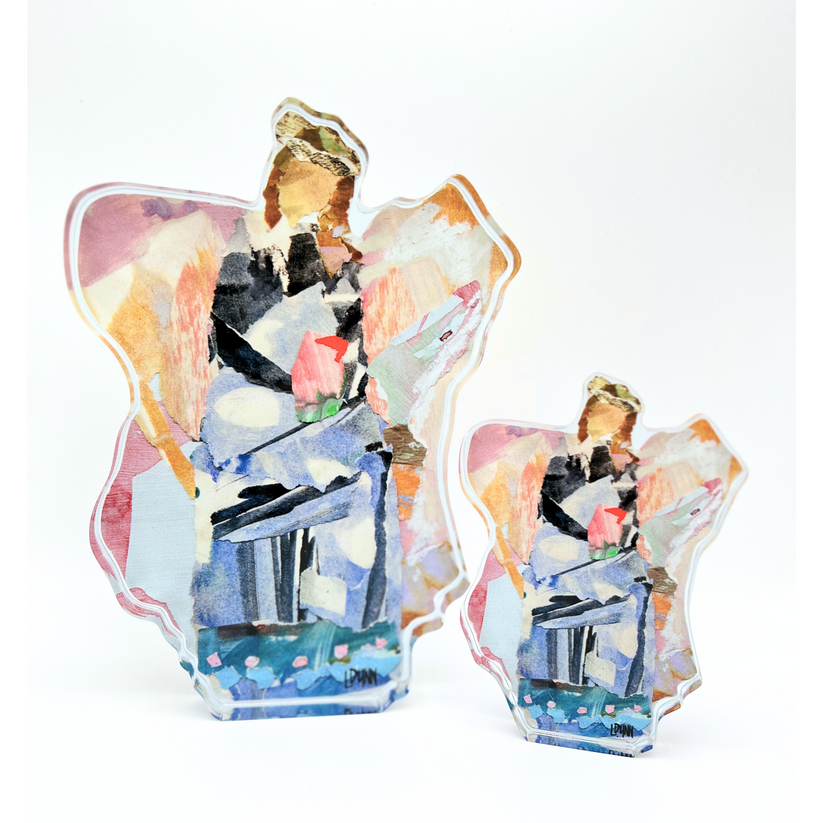 Claudia Acrylic Angel | Bitty Block