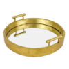 Gold Deep Round Tray