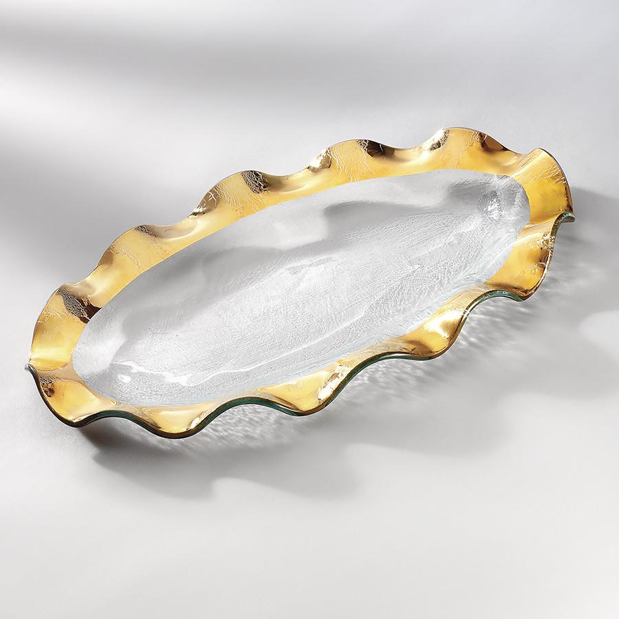 Ruffle Oval Platter