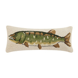 Northern Pike Fish Hook Pillow 8X24"