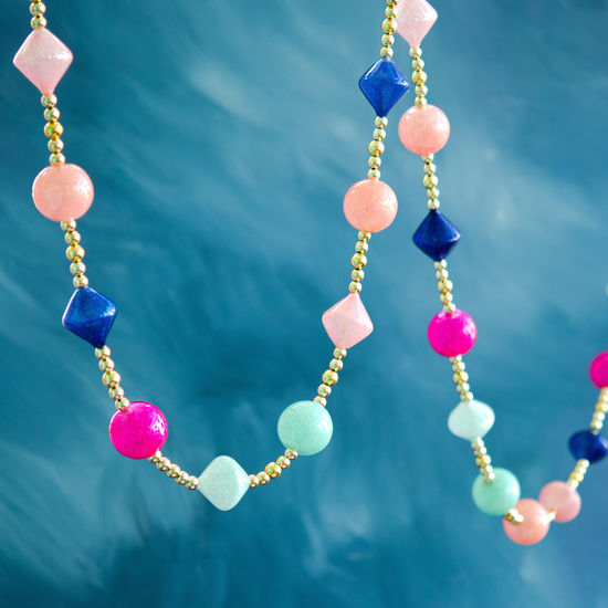 Glitter Garland, Glass, 72"