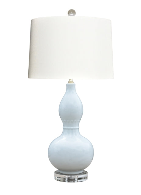 Porcelain Clouds Blue Lamp