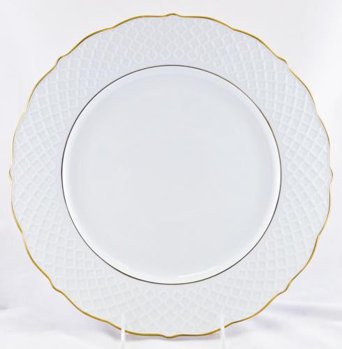 Empire White and Gold Service Plate