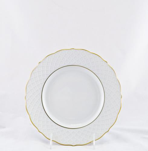 Empire White and Gold Dessert Plate