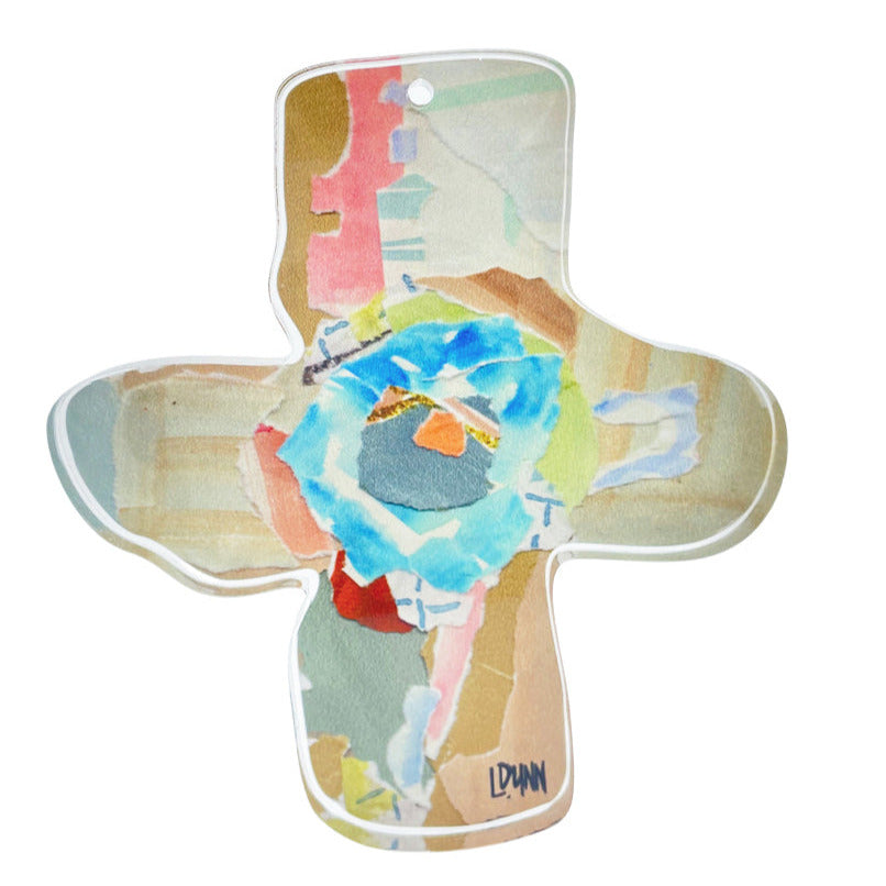 Neutral Everlasting Love Acrylic Cross