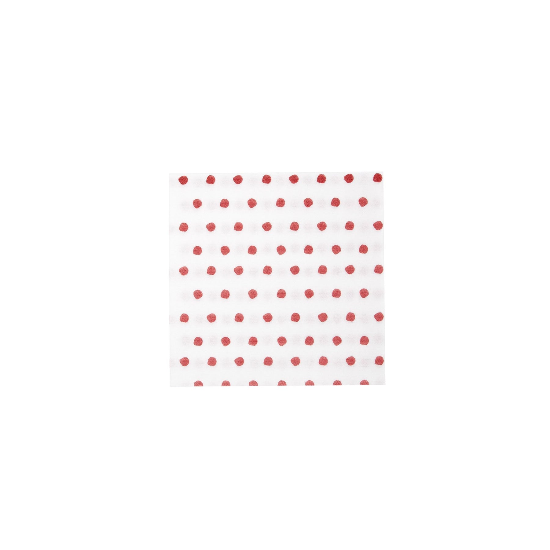 Papersoft Napkins Dot Red Cocktail Napkins (Pack of 20)