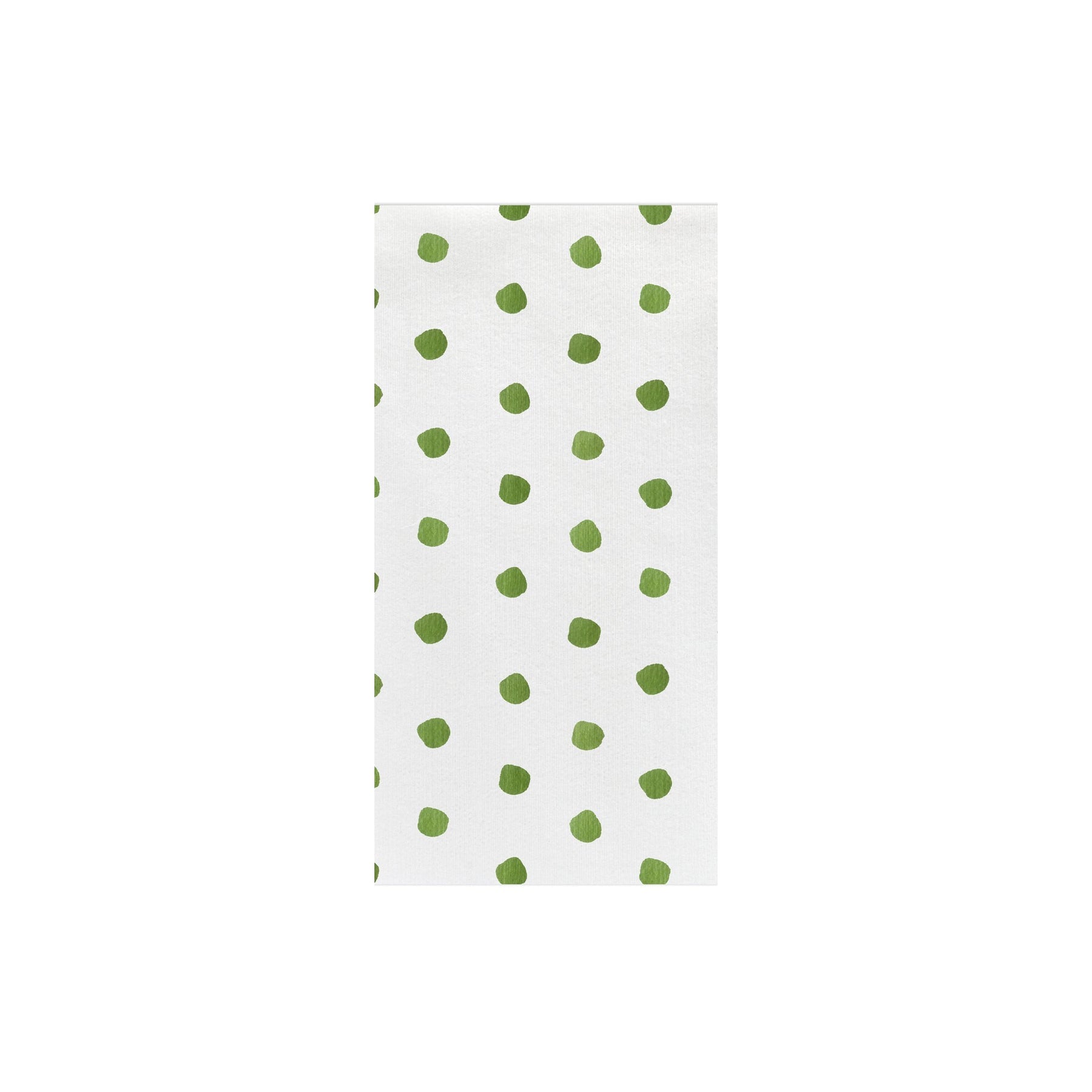 Papersoft Napkins Dot Green Guest Towels (Pack of 20)