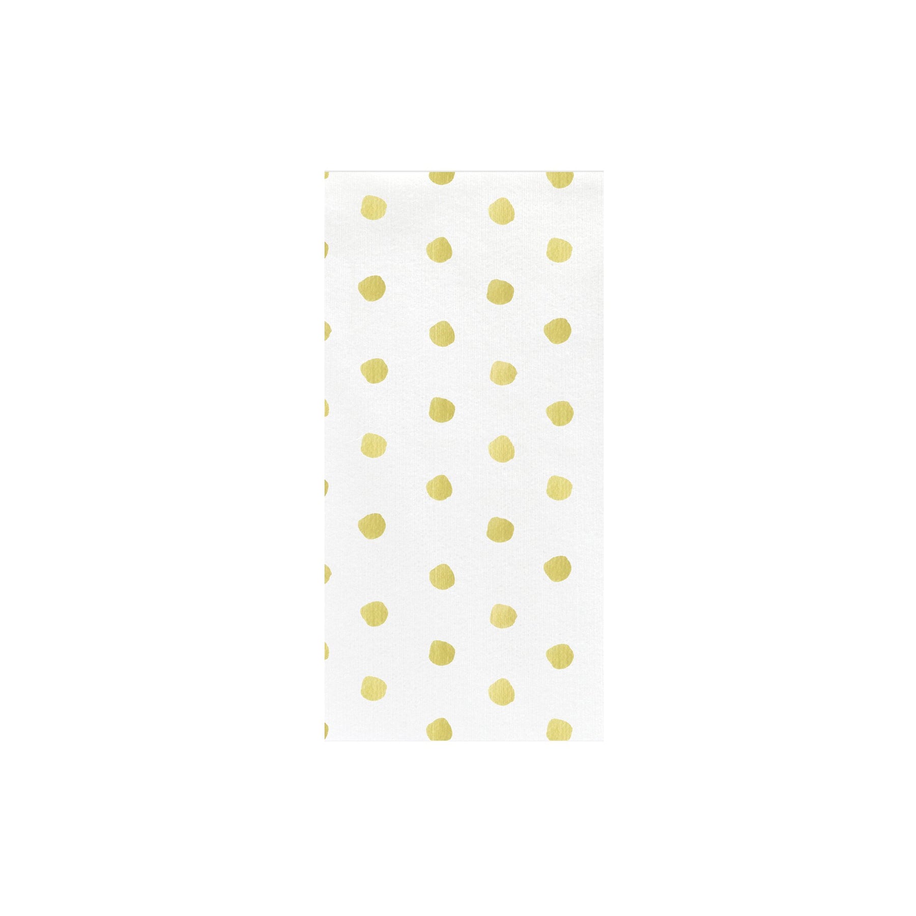 Papersoft Napkins Dot Yellow Guest Towels (Pack of 20)